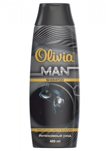 Шампунь для Волос "Olivia Men" Интенсивный уход, 400 мл. мужской